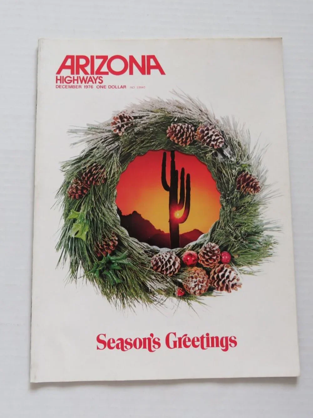 Arizona Highways Vintage Magazines Season’s Greetings 7 issues 1973-1983